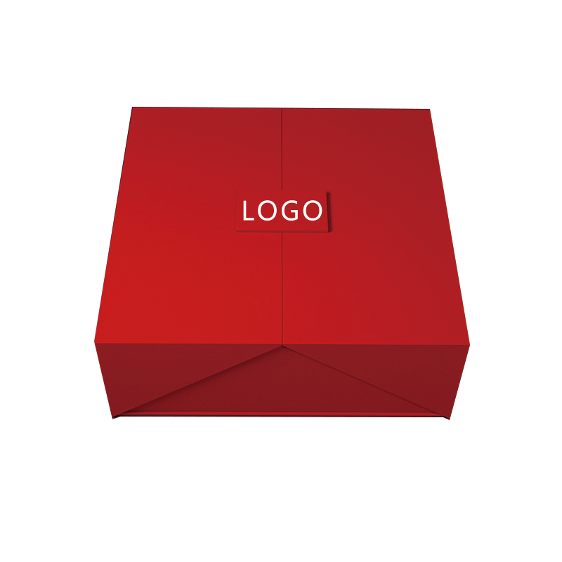 Customized Red Double doors high-end perfume fragrance cosmetic paper packaging gift