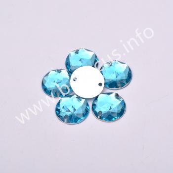 8 10 12 14 16 mm Sewing Colorful Crystal Rhinestones Applique Flat Back Acrylic Gems Sew On Crystal Stones for Clothes Crafts