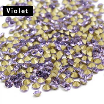 SS 6 8 10 12 16 20 30 Gold Hotfix Glass Rhinestones Hot Fix Crystal Stones Flatback Iron On Strass For DIY Clothes - copy - copy - copy