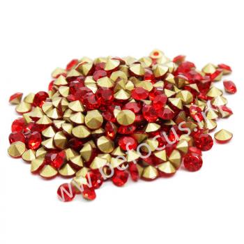 SS 6 8 10 12 16 20 30 Gold Hotfix Glass Rhinestones Hot Fix Crystal Stones Flatback Iron On Strass For DIY Clothes - copy - copy - copy