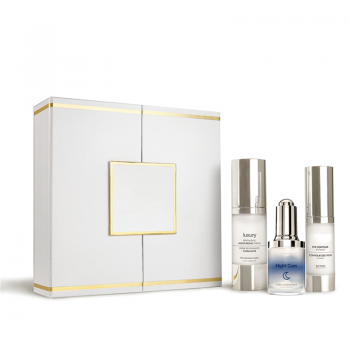 High-end customized double doors perfume fragrance cosmetic paper packaging gift box