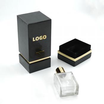 Custom logo base and lid box paper 30ml 50 ml perfume bottle and box perfume set box