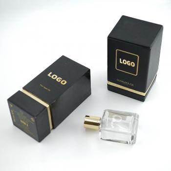 Custom logo base and lid box paper 30ml 50 ml perfume bottle and box perfume set box