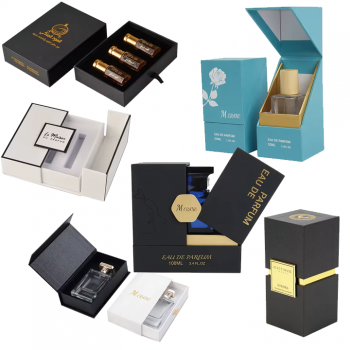 Various hardbound perfume gift box, drawer box, double door box, base and lid box