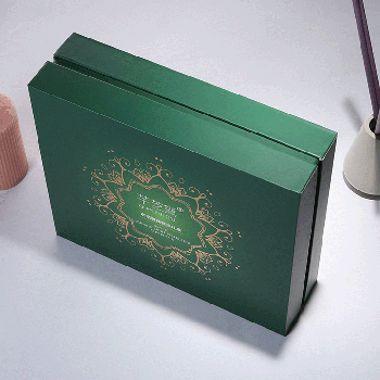 Customized Turquoise exquisite perfume gift box set 4 pieces of combination high-grade gilding