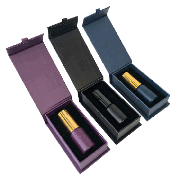 Blue, burgundy, black 8ML clamshell perfume gift box