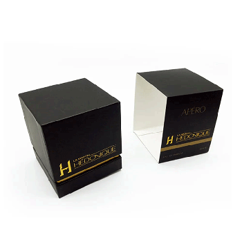 Silver cardboard UV printing three-piece base and lid high-end perfume gift box