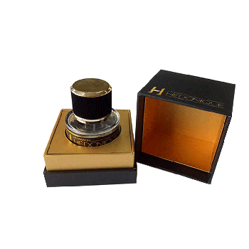 Silver cardboard UV printing three-piece base and lid high-end perfume gift box