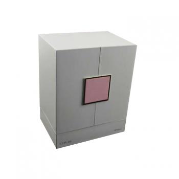 Double door nameplate hot stamping perfume gift box