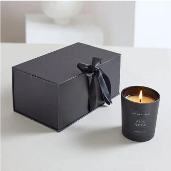 Black Ribbon fragrance Candle Packaging Box