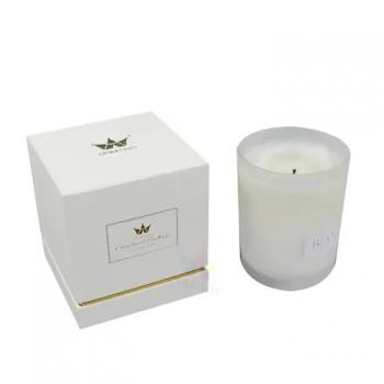 Three piece base and lid fragrance candle gift box