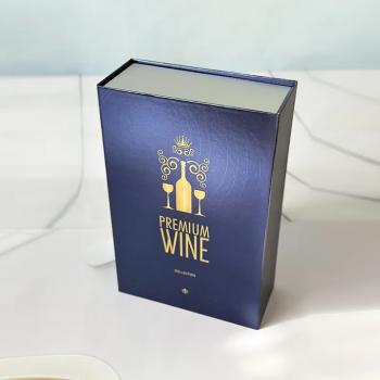 Top grade flip wine box for two red wine whisky boxes