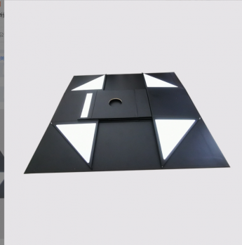Black folding wine box