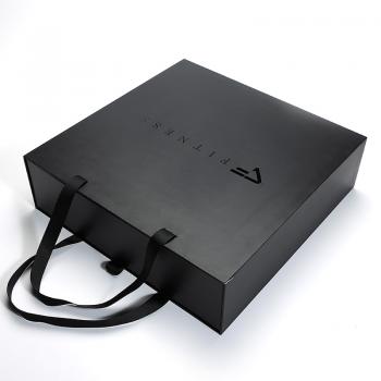 Black hand-held drawer box