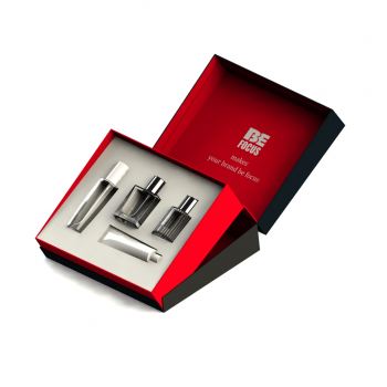 Automatic lifting exquisite perfume suit flip gift box