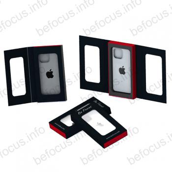Double-door clamshell window mobile phone case