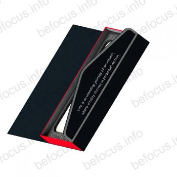 Black and red flip magnetic phone case