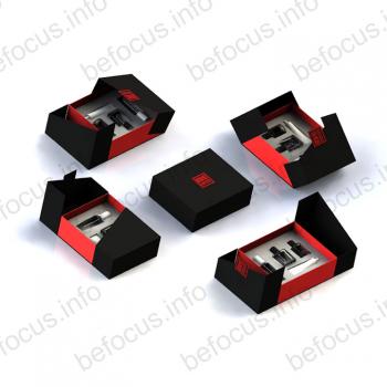 Delicate double door perfume gift box set